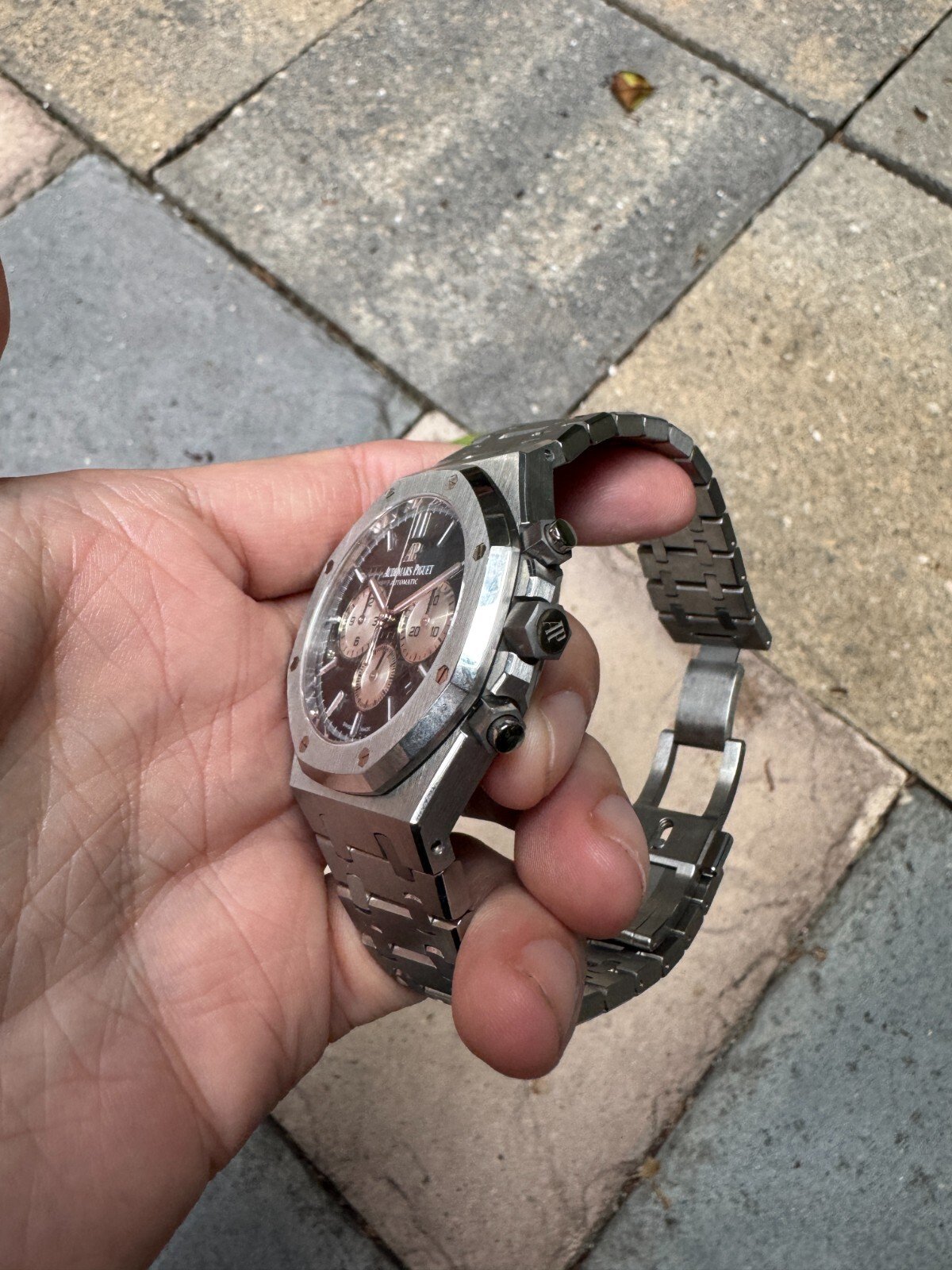 Audemars Piguet Royal Oak Chronograph BLACK 41mm Steel 26331ST BOX Card 2019 - Image 9