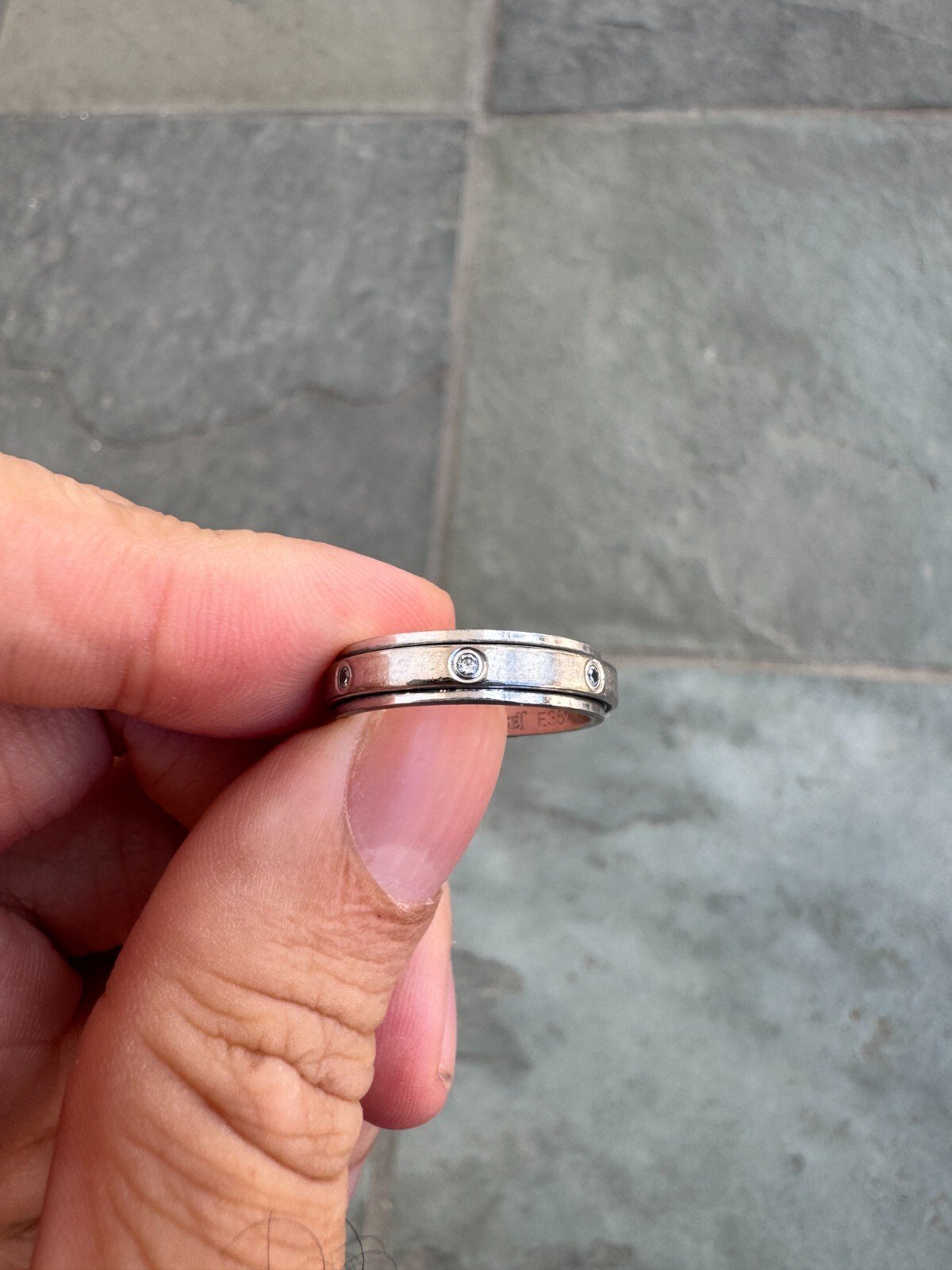 Piaget Possession ring 18k white gold, 7 diamonds size 54 with papers - Image 6