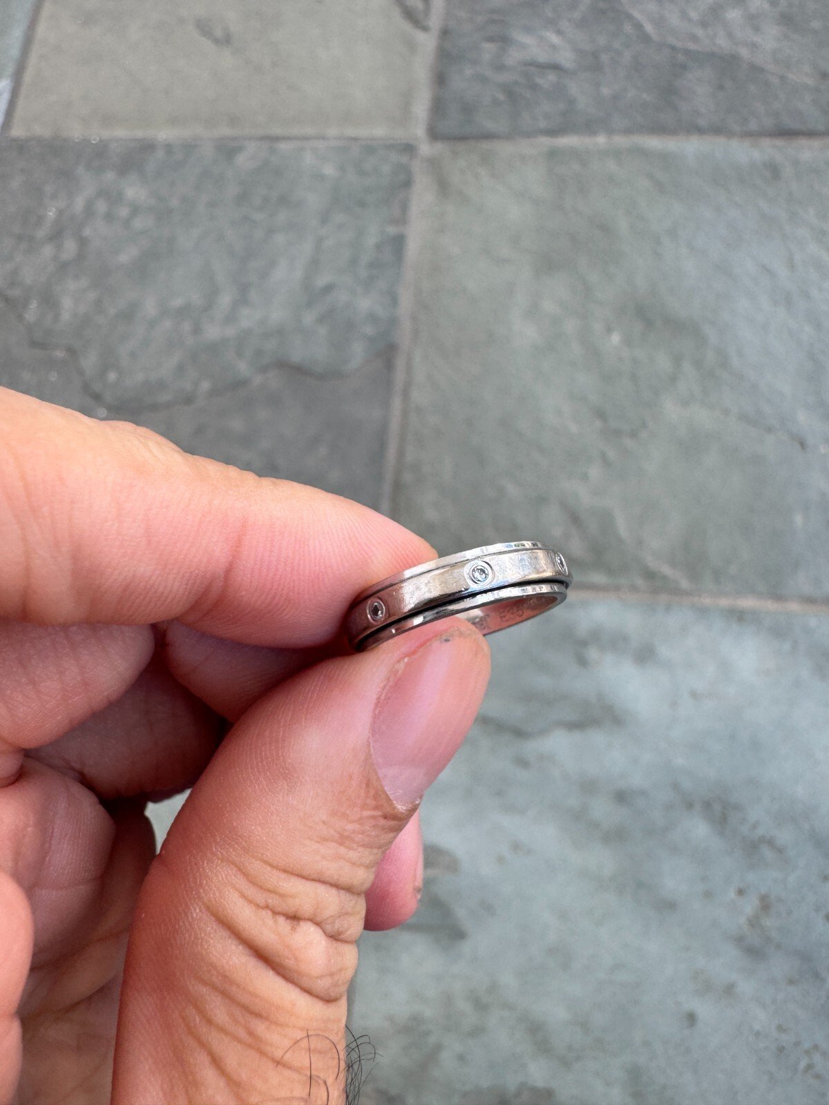 Piaget Possession ring 18k white gold, 7 diamonds size 54 with papers - Image 7