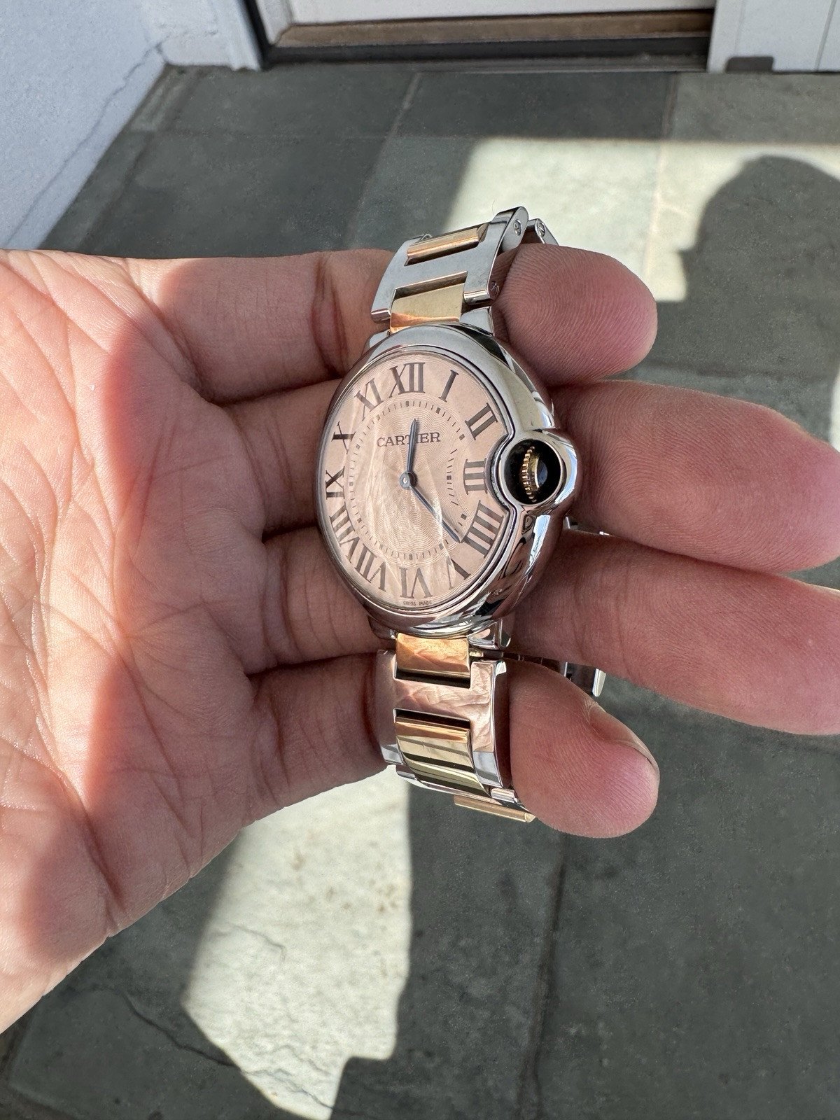 Cartier Ballon Blue 18k & Stainless Watch 3005 Medium W69008Z3 Box 36mm - Image 4