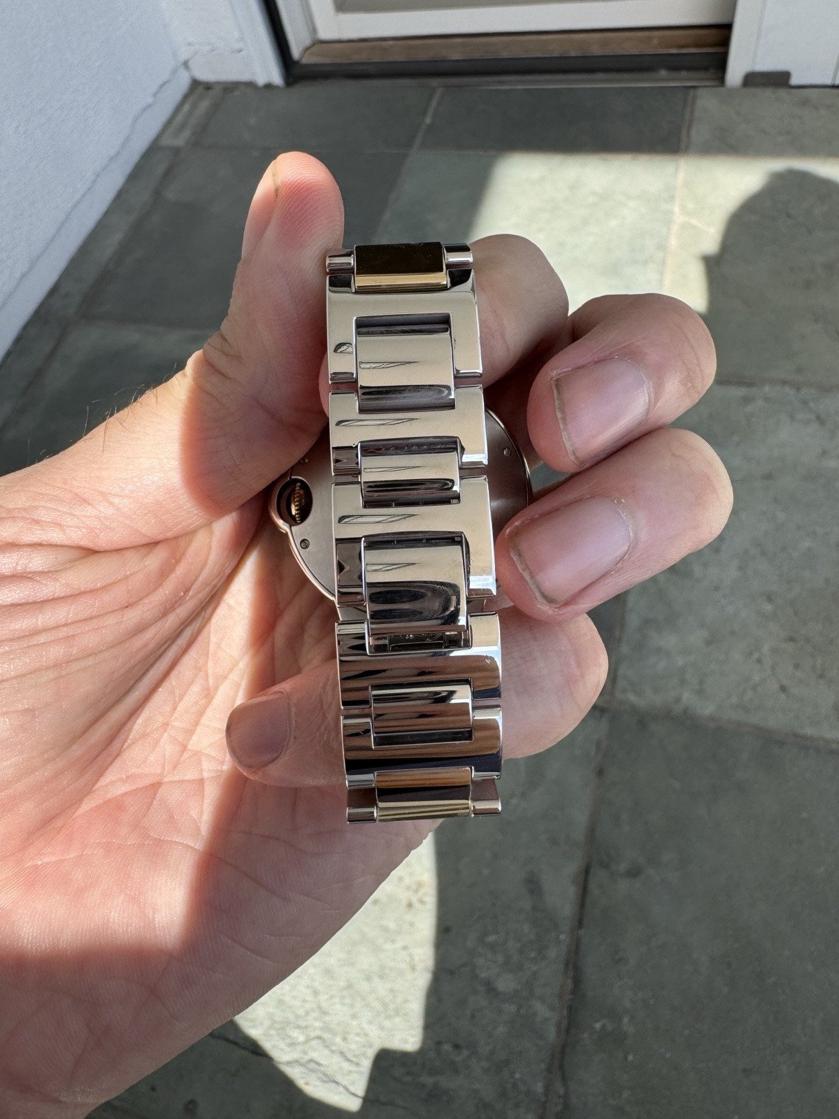 Cartier Ballon Blue 18k & Stainless Watch 3005 Medium W69008Z3 Box 36mm - Image 5