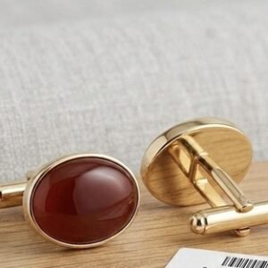 Tiffany & Co. 14k Yellow Gold & Carnelian