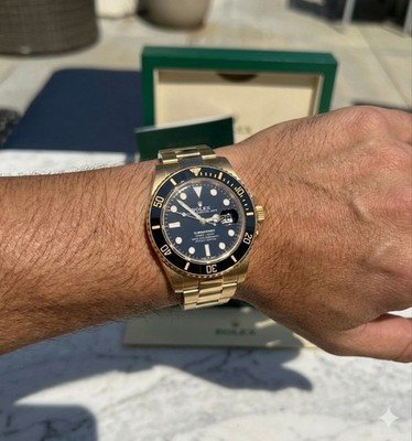 2024 Rolex Submariner Date 41mm 18k Yellow Gold Black Dial 126618LN Box & Papers - Image 3