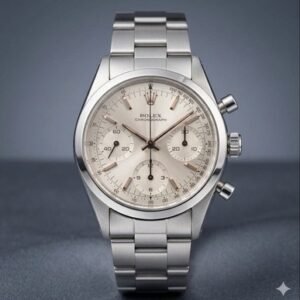 Rolex Mens Stainless Steel 6238 Pre Daytona Silver Dial W/Rolex Service Papers !