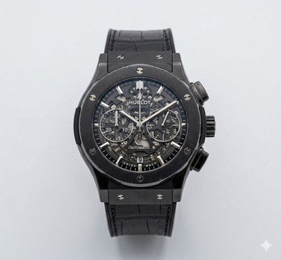 Hublot Classic Fusion Black Magic 45mm Watch Box Papers 525.CM.0170.LR