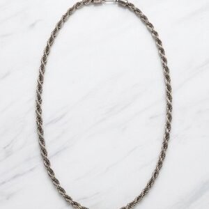 Diamond Cut Rope Chain Sterling Silver 925 26 Inch 6 mm wide chain 129 gr Pur235
