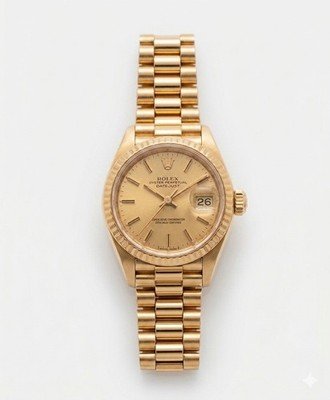 18K Ladies Rolex 69178 Datejust 26mm Wristwatch