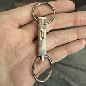 Tiffany & Co. Silver 925 Lever Key Chain Vintage Jewelry Accessories