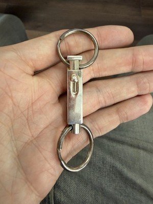 Tiffany & Co. Silver 925 Lever Key Chain Vintage Jewelry Accessories