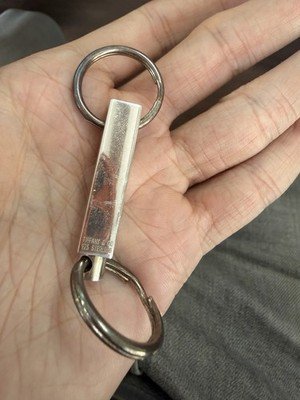 Tiffany & Co. Silver 925 Lever Key Chain Vintage Jewelry Accessories - Image 2