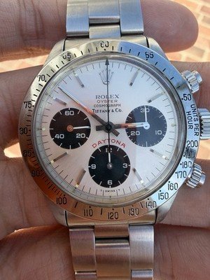 Rolex Vintage "Big Red" Daytona, Ref. 6265 Tiffany Year 1980 - Image 4