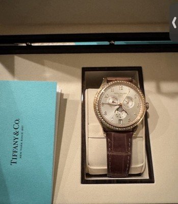 Patek Philippe 4947R Tiffany & Co Dial Annual Calendar Rose Gold Diamond Bezel - Image 3
