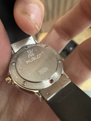 Hublot MDM Geneve Classic 1391.2 Two-Tone Gold Steel Cream 28mm W Box - Image 6