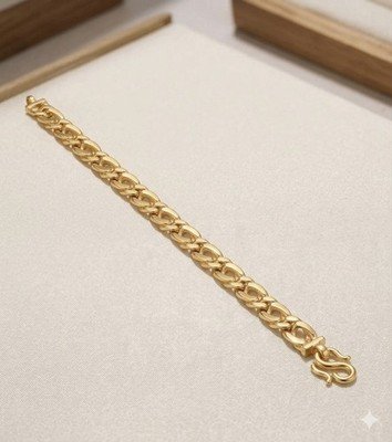 24k Pure Gold Men’s 7.1mm Curb Link Bracelet | 37.4g | 7" Wrist Pur220 - Image 2