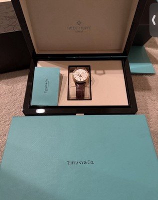 Patek Philippe 4947R Tiffany & Co Dial Annual Calendar Rose Gold Diamond Bezel - Image 2
