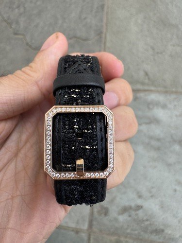 Chanel Boyfriend Watch Gold Diamond H4469 Gold 27k MSRP - Image 5