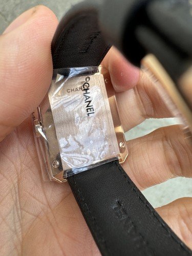 Chanel Boyfriend Watch Gold Diamond H4469 Gold 27k MSRP - Image 6