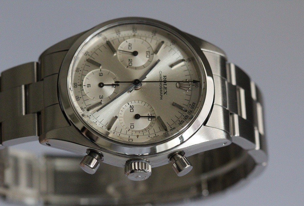Rolex Mens Stainless Steel 6238 Pre Daytona Silver Dial W/Rolex Service Papers ! - Image 10