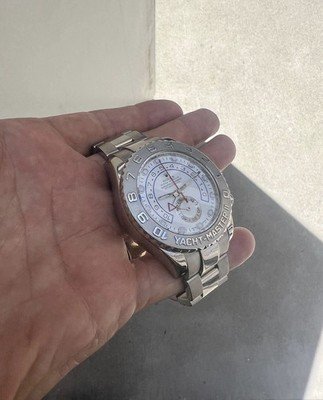 Rolex Yacht-Master II 116689 18k White/ Platinum Bezel 44mm Watch Papers 2011 - Image 5