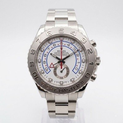 Rolex Yacht-Master II 116689 18k White/ Platinum Bezel 44mm Watch Papers 2011