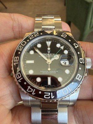 Rolex GMT-Master II 116710LN Black Ceramic Bezel Stainless Steel Oyster Watch - Image 4