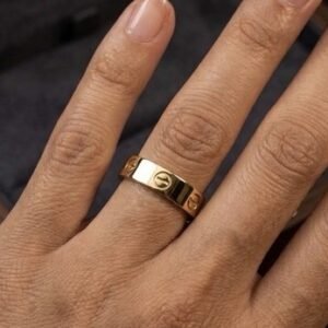 Cartier Love Round Ring 18k Yellow Gold 5.5 mm Band Size 63 !