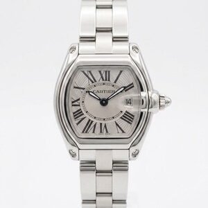 Cartier Roadster 2675 W62016V3 Date Silver Dial Steel 31MM Ladies' Quartz